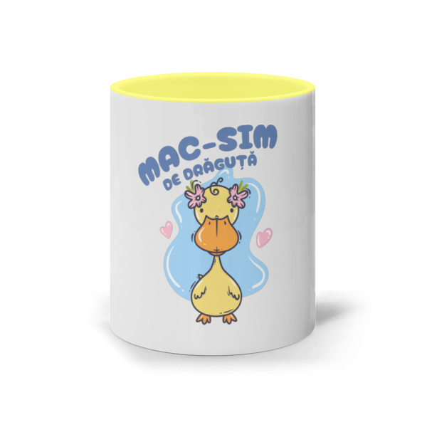 Cană Ceramică Mac-sim de drăguță