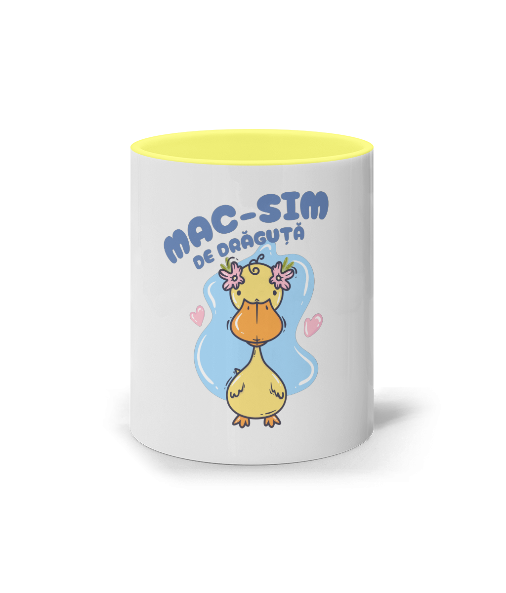 Cană Ceramică Mac-sim de drăguță