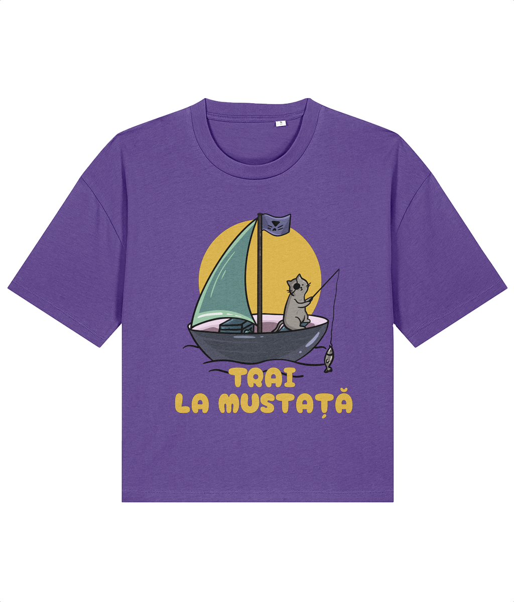 Tricou Boxy Trai la mustață