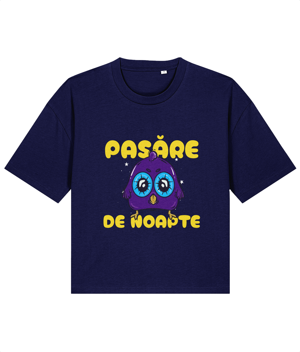 Tricou Boxy Pasăre de noapte