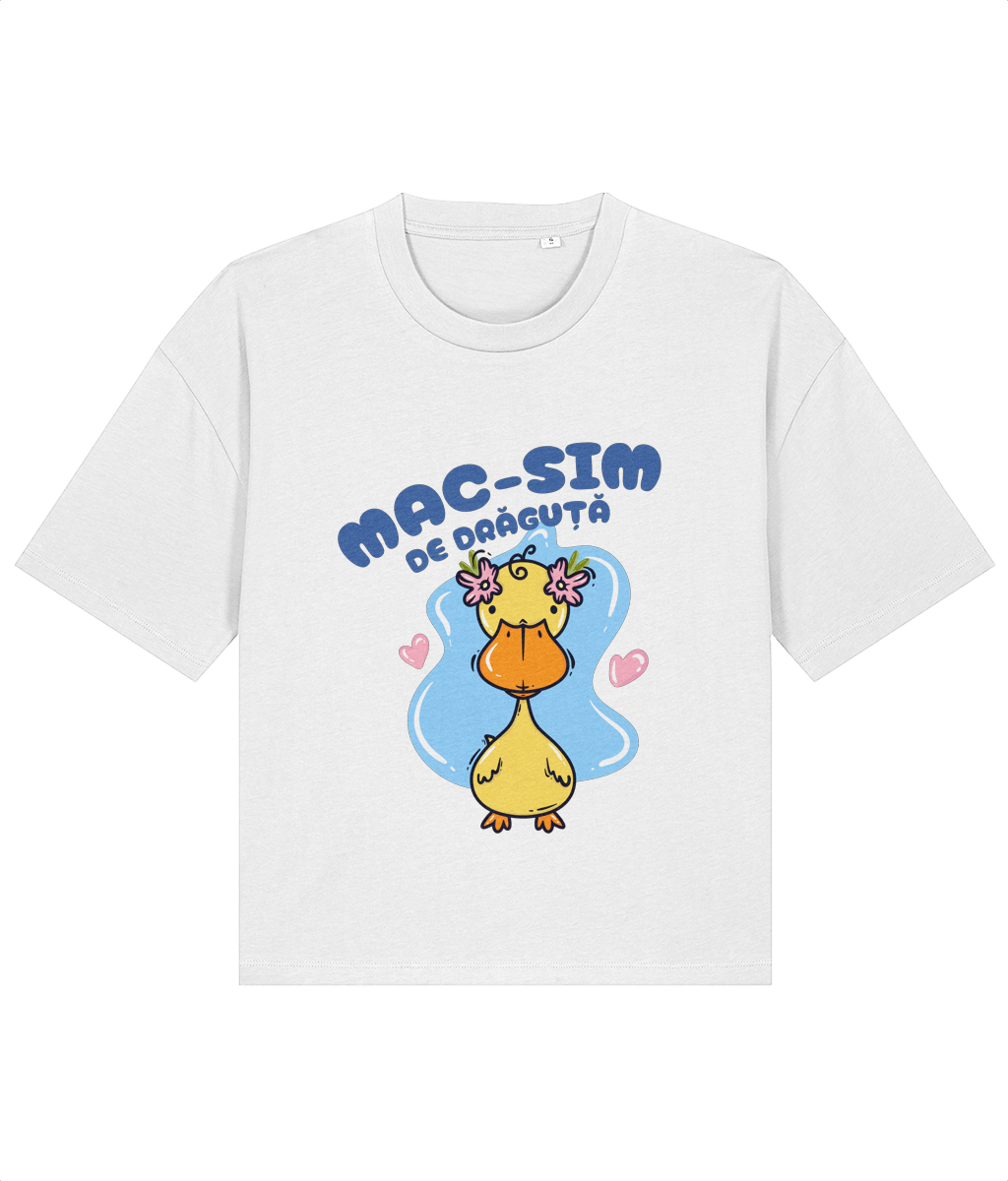 Tricou Boxy Mac-sim de drăguță