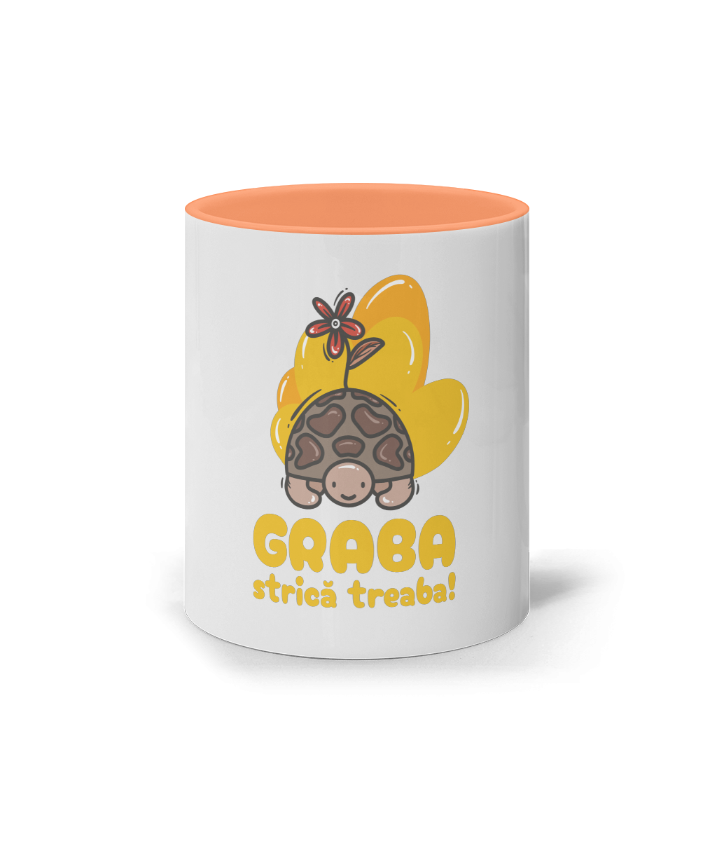 Cană Ceramică Graba strică treaba