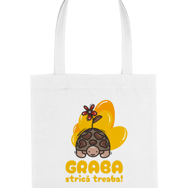 Sacoșă Tote Bag Graba strică treaba