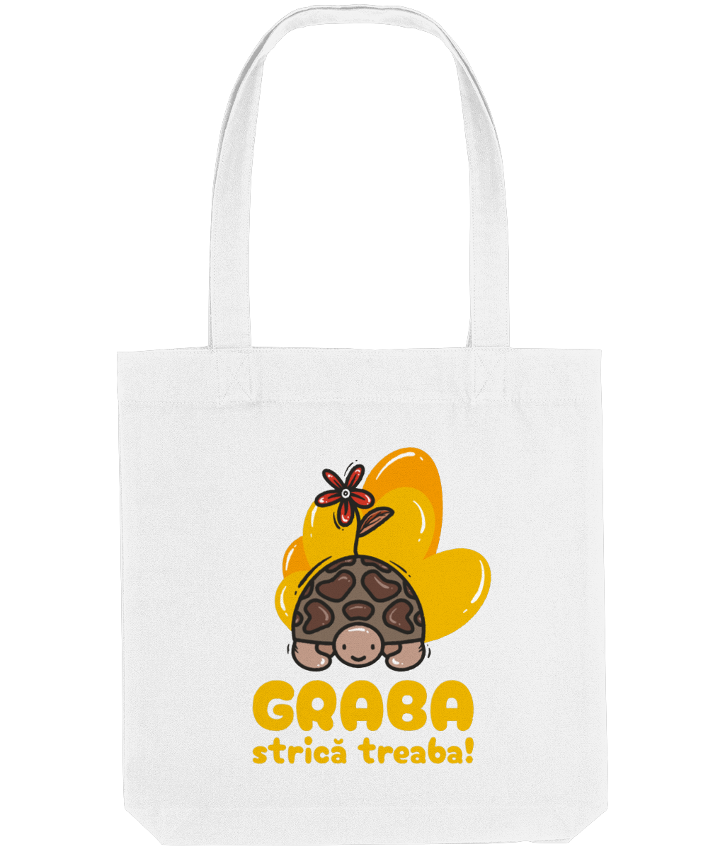 Sacoșă Tote Bag Graba strică treaba