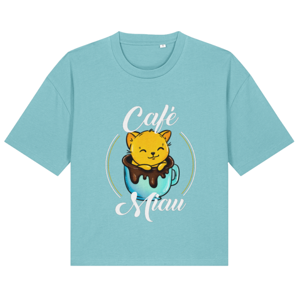 Tricou Boxy Café Miau