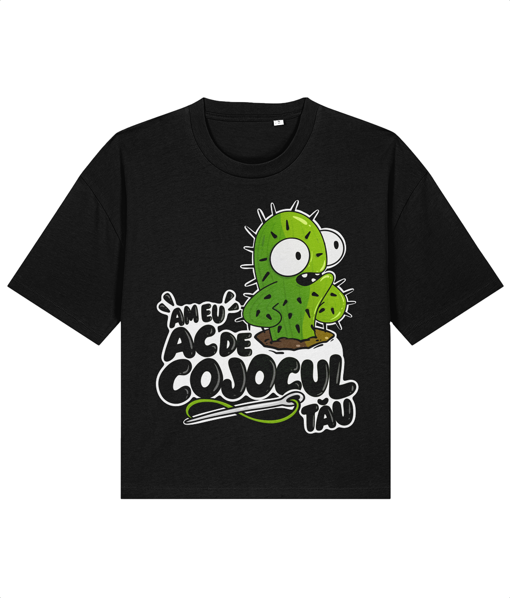 Tricou Boxy Am Eu Ac De Cojocul Tau